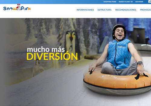 Turismo de compras Snow Park Shopping Paris CDE
