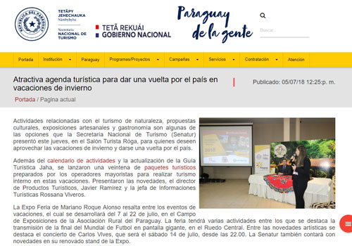 turismo vacaciones paraguay